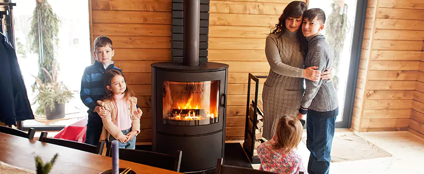 Morso Cast Iron Fireplace Insert Installation in Belleville, Illinois