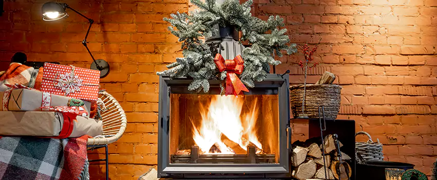 Travis Industries Linear Gas Fireplace Installation in Belleville, Illinois