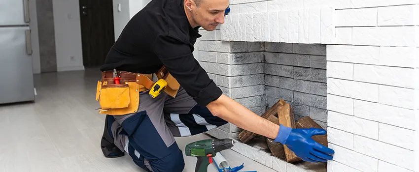 Fireplace Damaged Damper Frame Repair Services in Belleville, Illinois