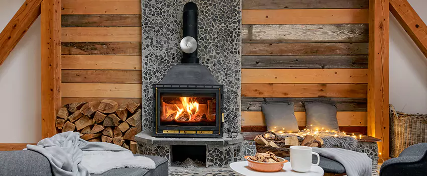 Thelin Hearth Products Direct Vent Gas Stove Fireplace Inspection in Belleville, Illinois